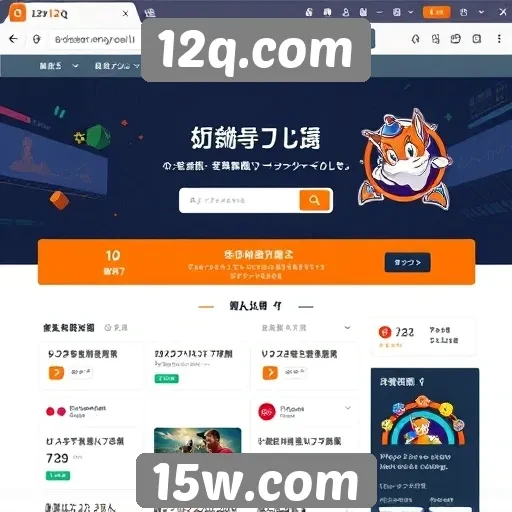 Explorando a interface de usuário do site 12q.com